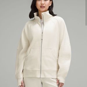 Scuba Oversized Funnel-Neck Full Zip *Long